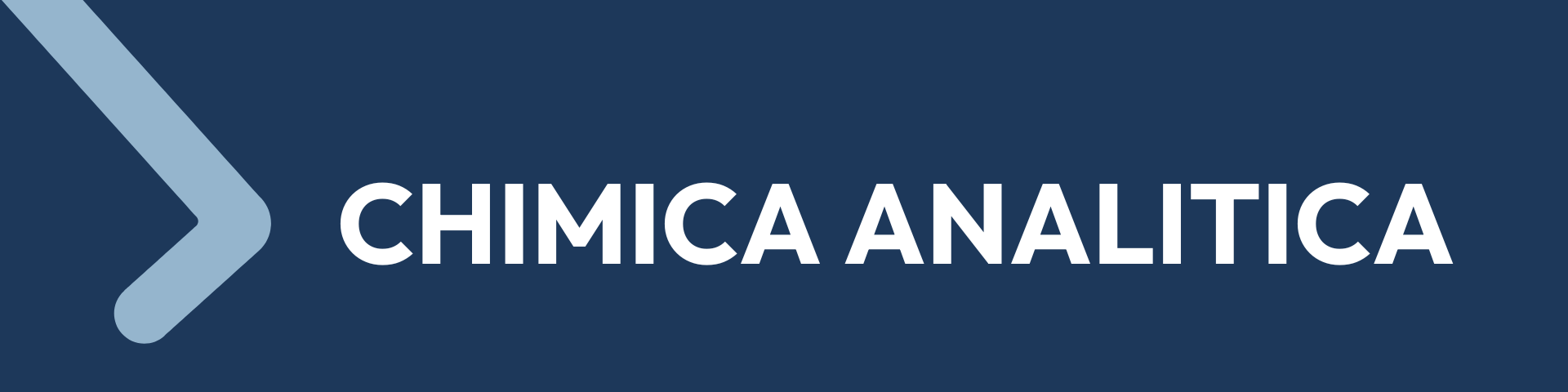 Chimica analitica