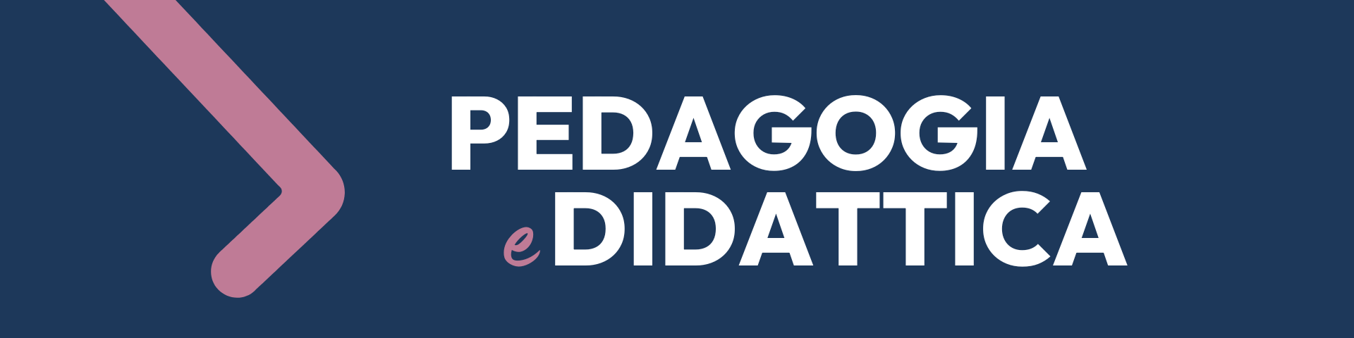 Pedagogia e didattica