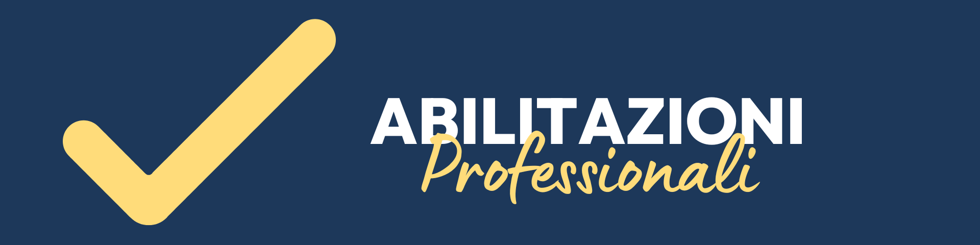Abilitazioni professionali