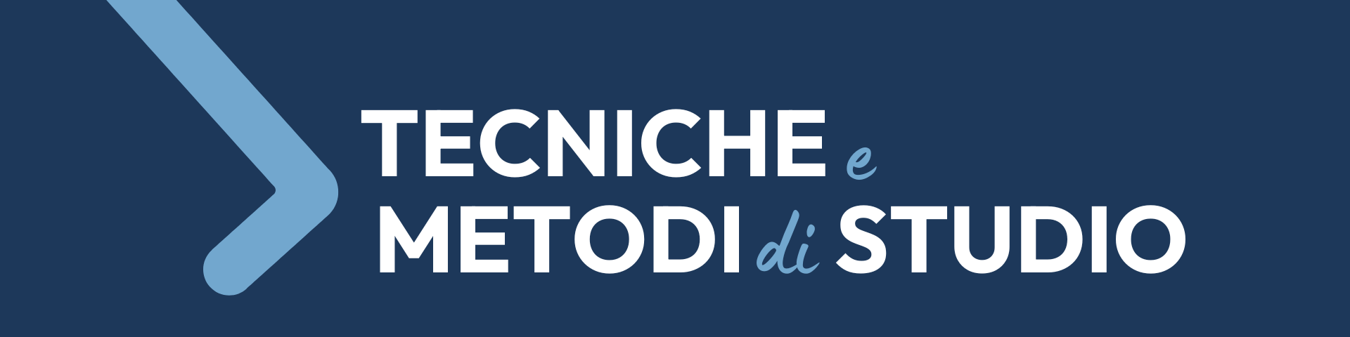 Tecniche e metodi di studio