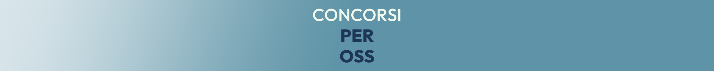 OSS (Operatori Socio-Sanitari) OSS (Operatori Socio-Sanitari)