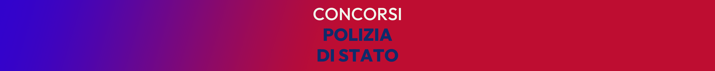 Concorsi Polizia di Stato 2025 Concorsi Polizia di Stato 2025