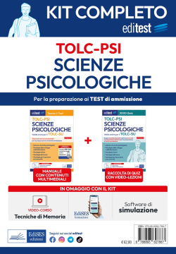TOLC PSI 2025:  Kit completo  per il Test  di Scienze psicologiche 