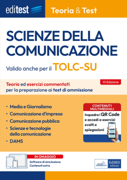  Test Scienze della Comunicazione 2025 - TOLC-SU: manuale di teoria 