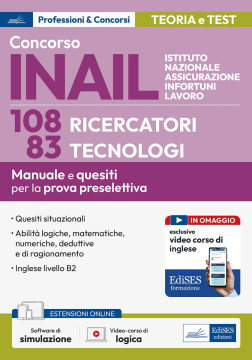 Concorso INAIL - 108 Ricercatori - 83 Tecnologi