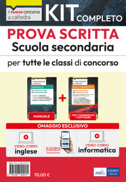 KIT Concorso a cattedra Prova scritta Scuola secondaria 2024-2025