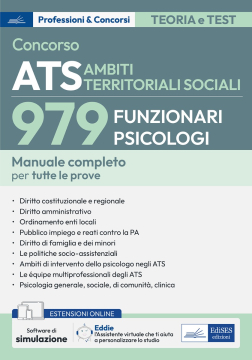 Concorso 979 Funzionari Psicologi ATS - Ambiti Territoriali Sociali
