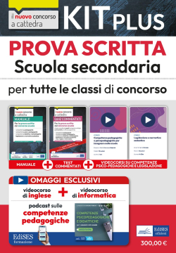Kit Plus Prova Scritta concorso a cattedra 2024-2025