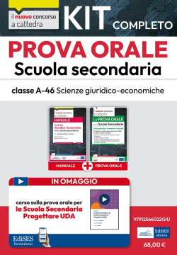 Kit prova orale Scienze Giuridico-Economiche