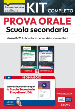 Kit prova orale Laboratorio dei servizi socio-sanitari