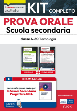 Kit prova orale Tecnologia