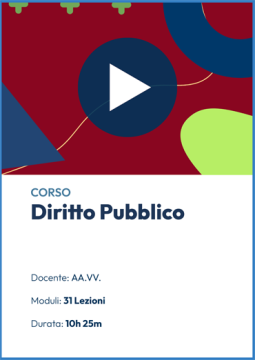 Videocorso online di Diritto Pubblico