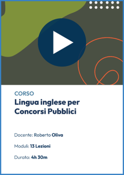 Videocorso online di Lingua Inglese