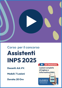 Concorso INPS - Videocorso per ASSISTENTI 2025