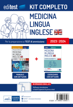 Test Medicina Inglese 2023: Kit Completo