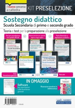 Kit preselezione Sostegno didattico nella Scuola secondaria