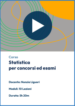 Videocorso online di Statistica 
