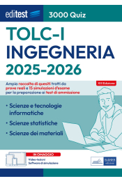 TOLC-I 2025: raccolta di 3.000 quiz per il test di Ingegneria