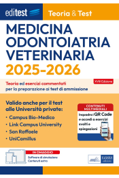 Test Medicina, Odontoiatria, Veterinaria 2025 - 2026: manuale di teoria - Anche per le Università Private