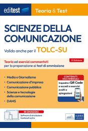  Test Scienze della Comunicazione 2025 - TOLC-SU: manuale di teoria 