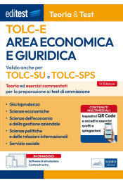 Test Economia, Giurisprudenza e Scienze Politiche 2025: manuale di teoria - Anche per TOLC-E, TOLC-SU, TOLC-SPS