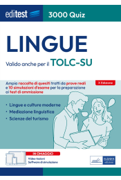 Test Lingue 2025 - TOLC-SU: raccolta di 3.000 Quiz