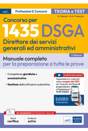 Il Manuale del concorso 1.435 DSGA Direttore dei Servizi Generali ed Amministrativi