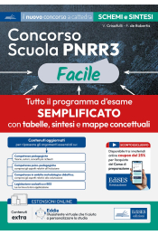 Concorso Scuola PNRR3 Facile - Schemi e schede di sintesi su tutto il programma