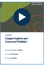 Videocorso online di Lingua Inglese