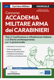 Concorso Accademia Carabinieri - Tesi di Costituzione e cittadinanza italiana e di Storia contemporanea per la prova orale