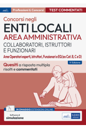 Concorsi amministrativi enti locali: test commentati