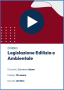 Videocorso online di Legislazione edilizia e ambientale