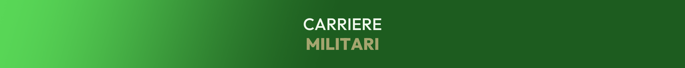 Carriere Militari Carriere Militari